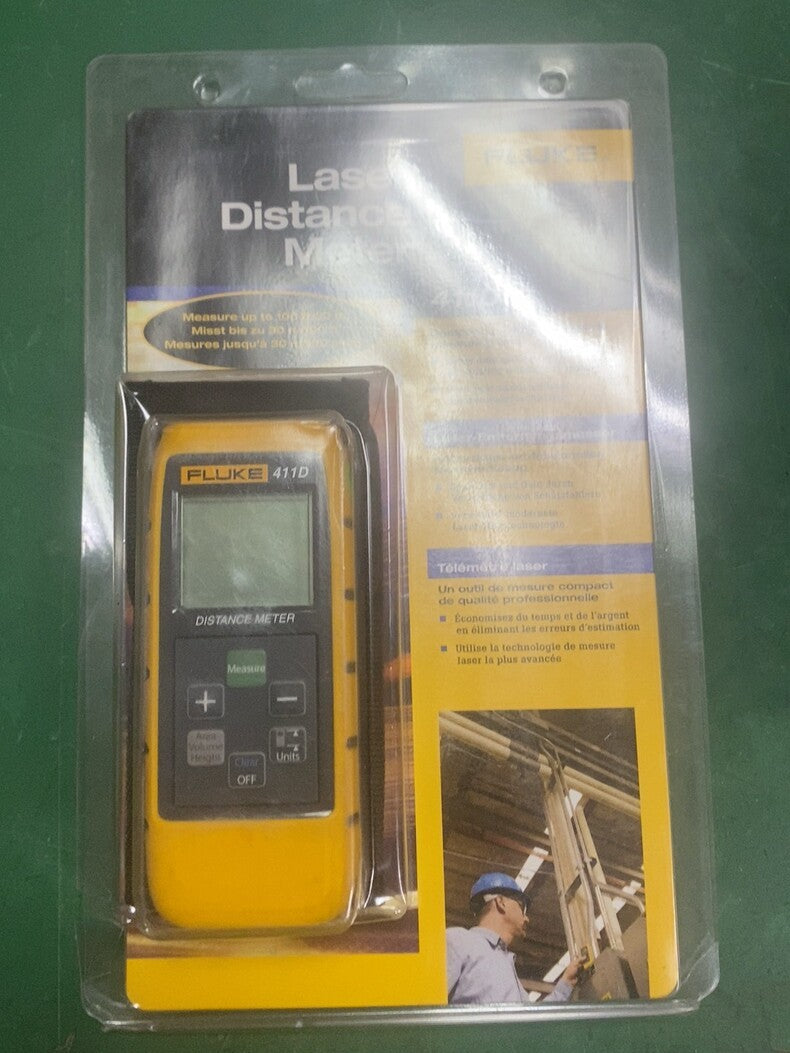 New Fluke 411D Compact Laser Distance Measuring Meter