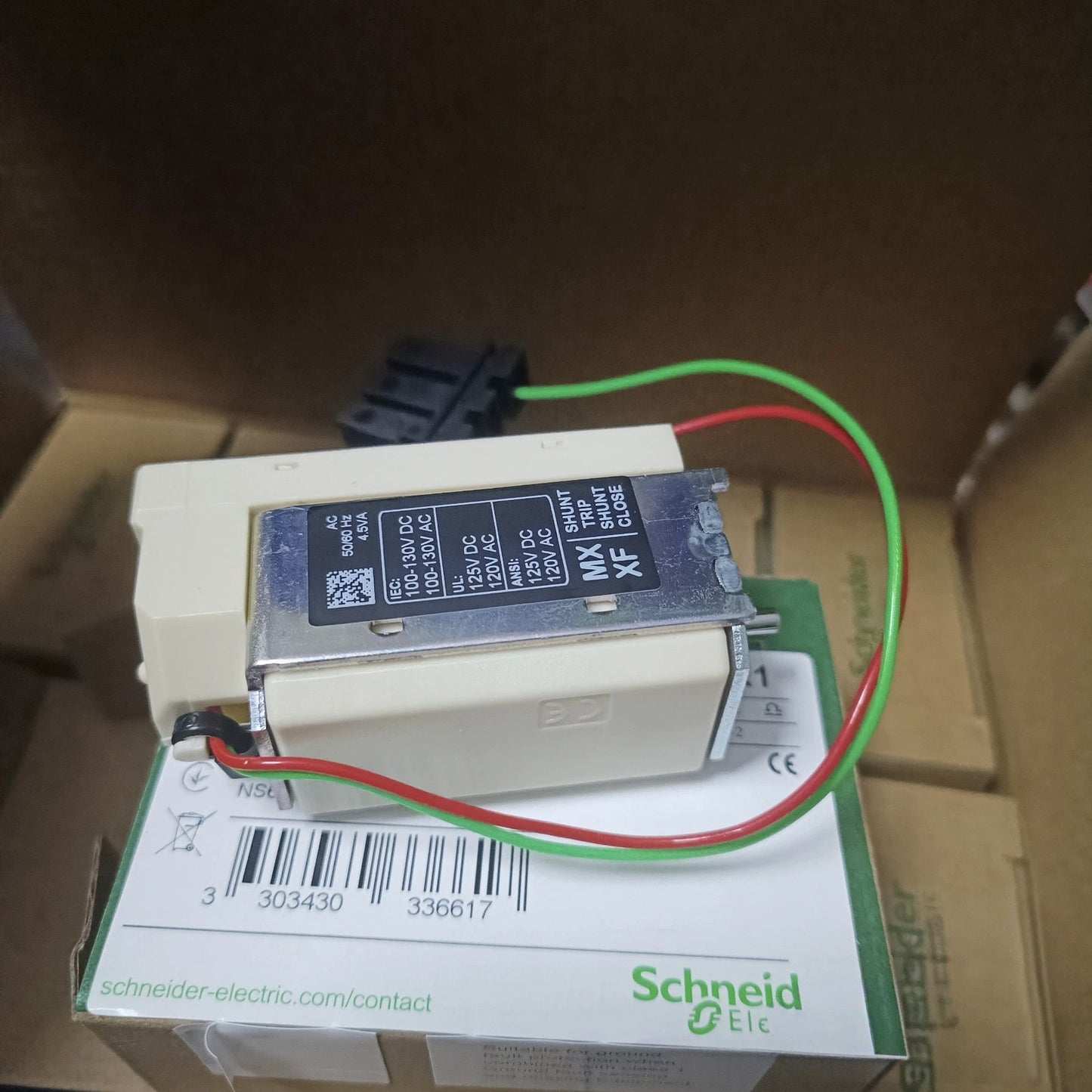 1PC New Schneider Electric 33661 MX-XF/SHT-SHC Shunt Trip Coil 100-130V AC/DC