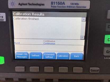 Agilent Keysight 81150A Pulse Function Generator