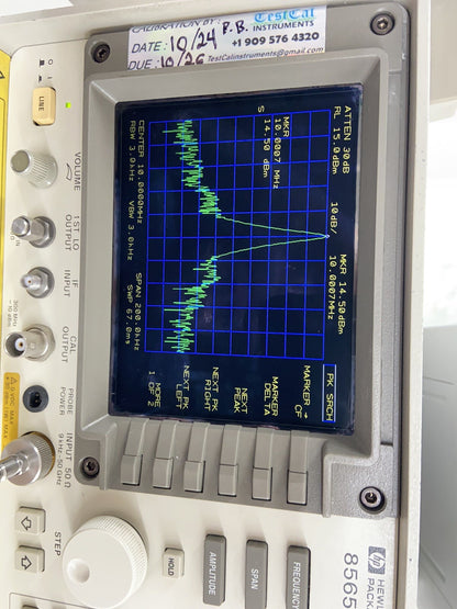 Agilent HP 83650B Signal Generator Sweeper 10MHz-50GHz Calibrated