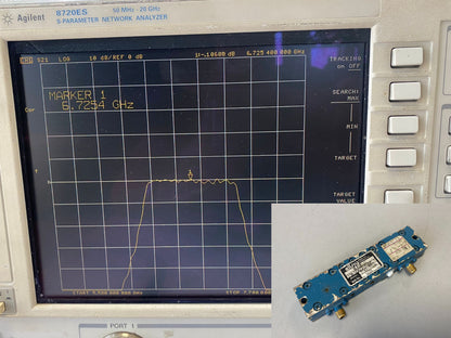 Band Pass Filter 6.7 GHz 785 MHz BW MW-11000