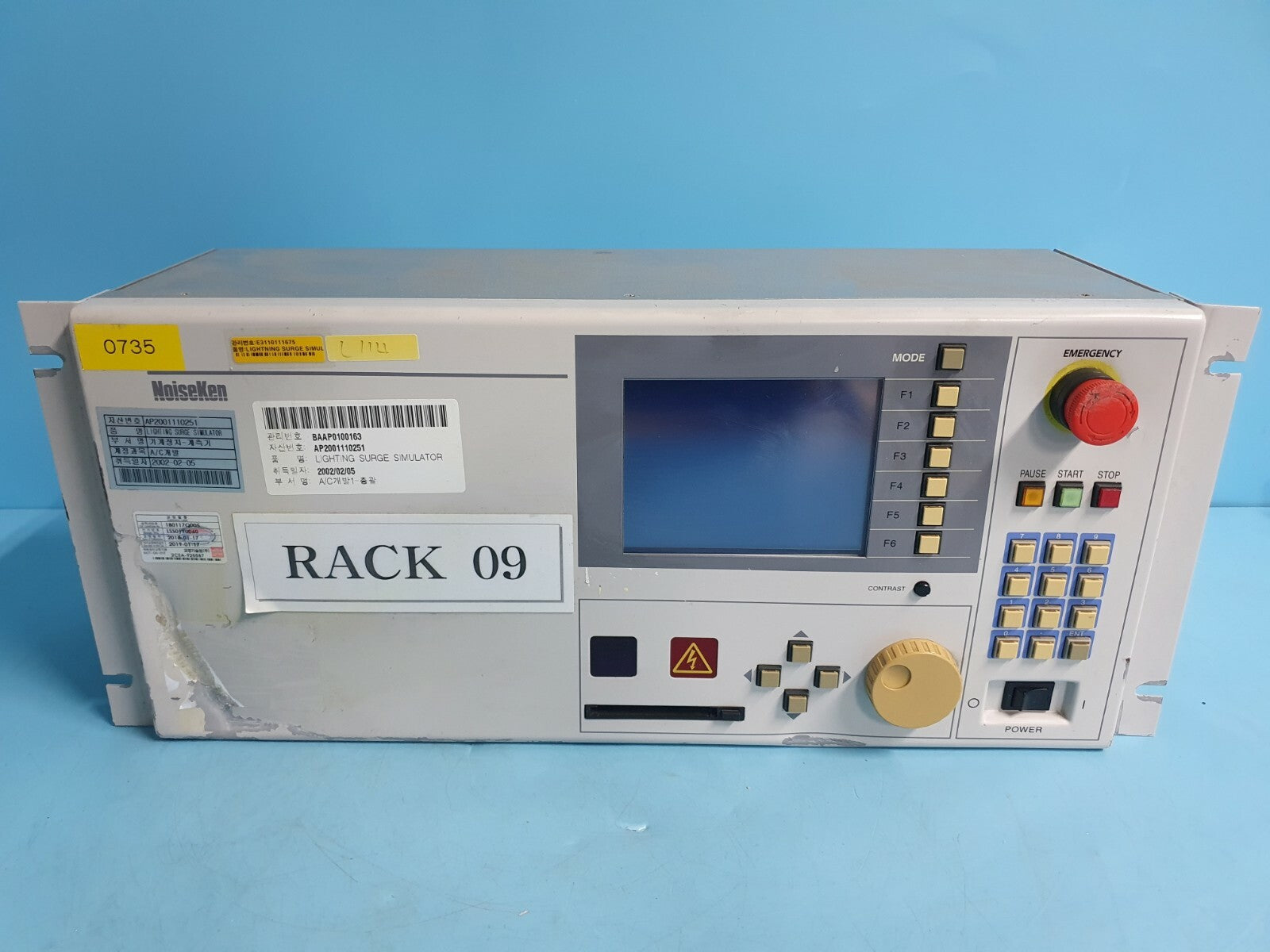 NOISEKEN Lighting Surge Simulator