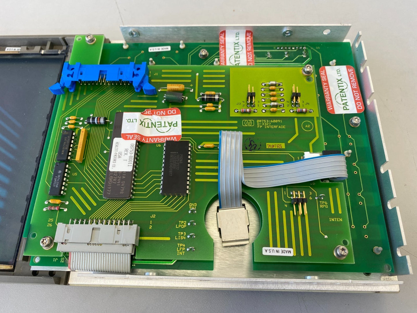 Agilent 8722C Panel with 08753-60091