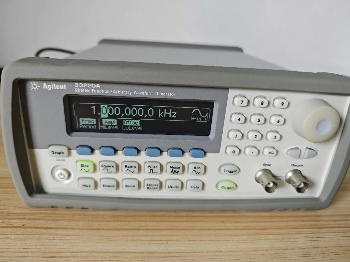 Used Agilent 33220A 20MHz Function Arbitrary Waveform Generator
