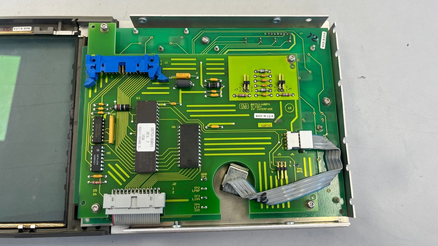 Agilent 8720C Front Panel Keypad Assembly