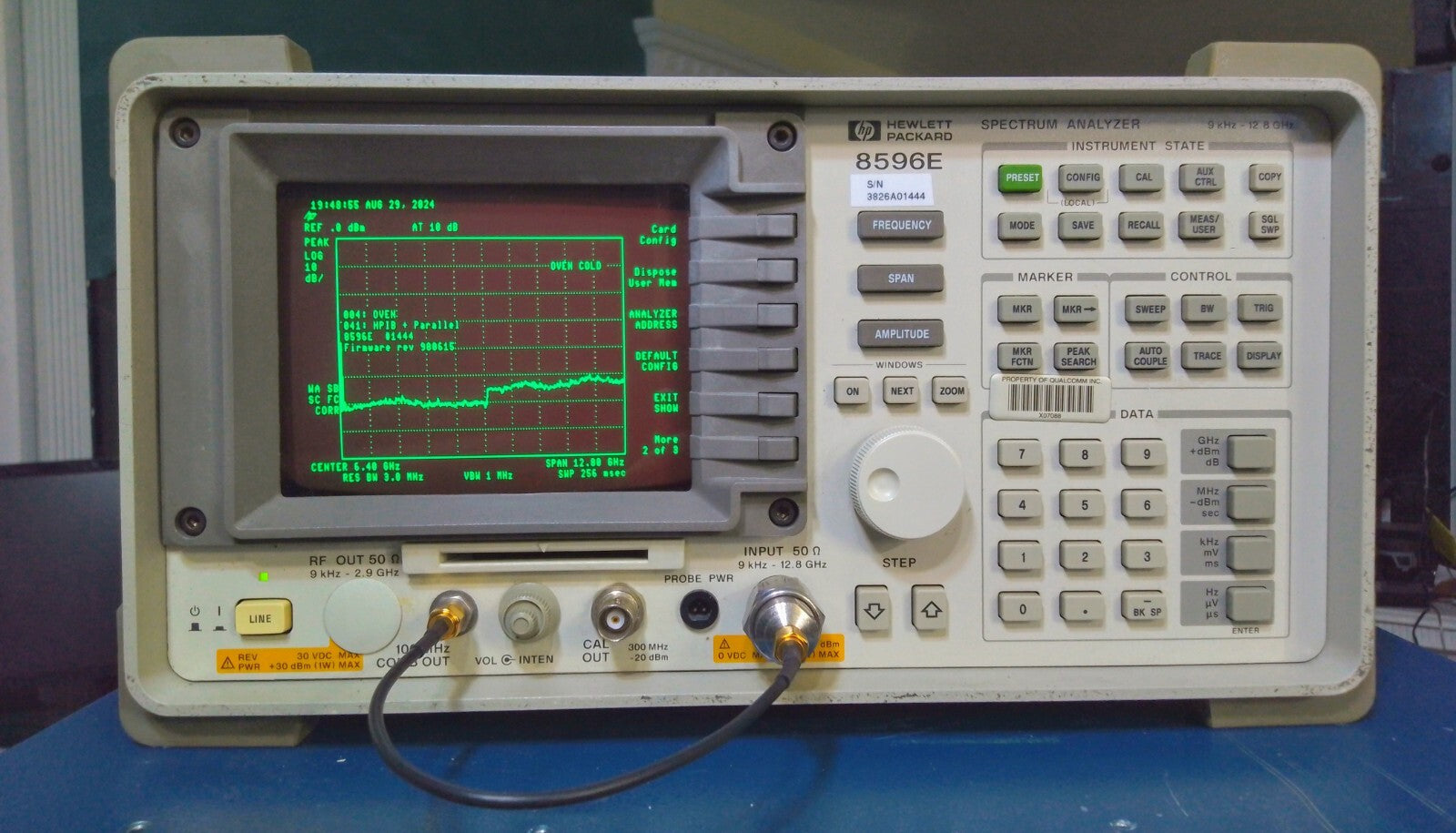 HP 8596E Spectrum Analyzer 9kHz-12.8GHz