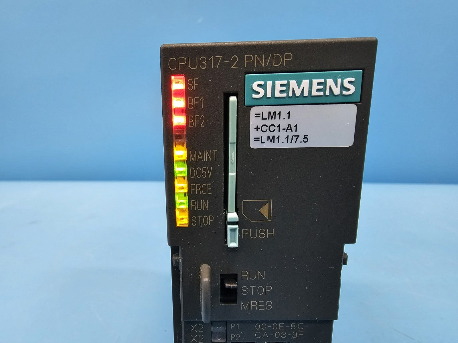 Siemens 6ES7 317-2EK14-0AB0 CPU317-2 PLC Module