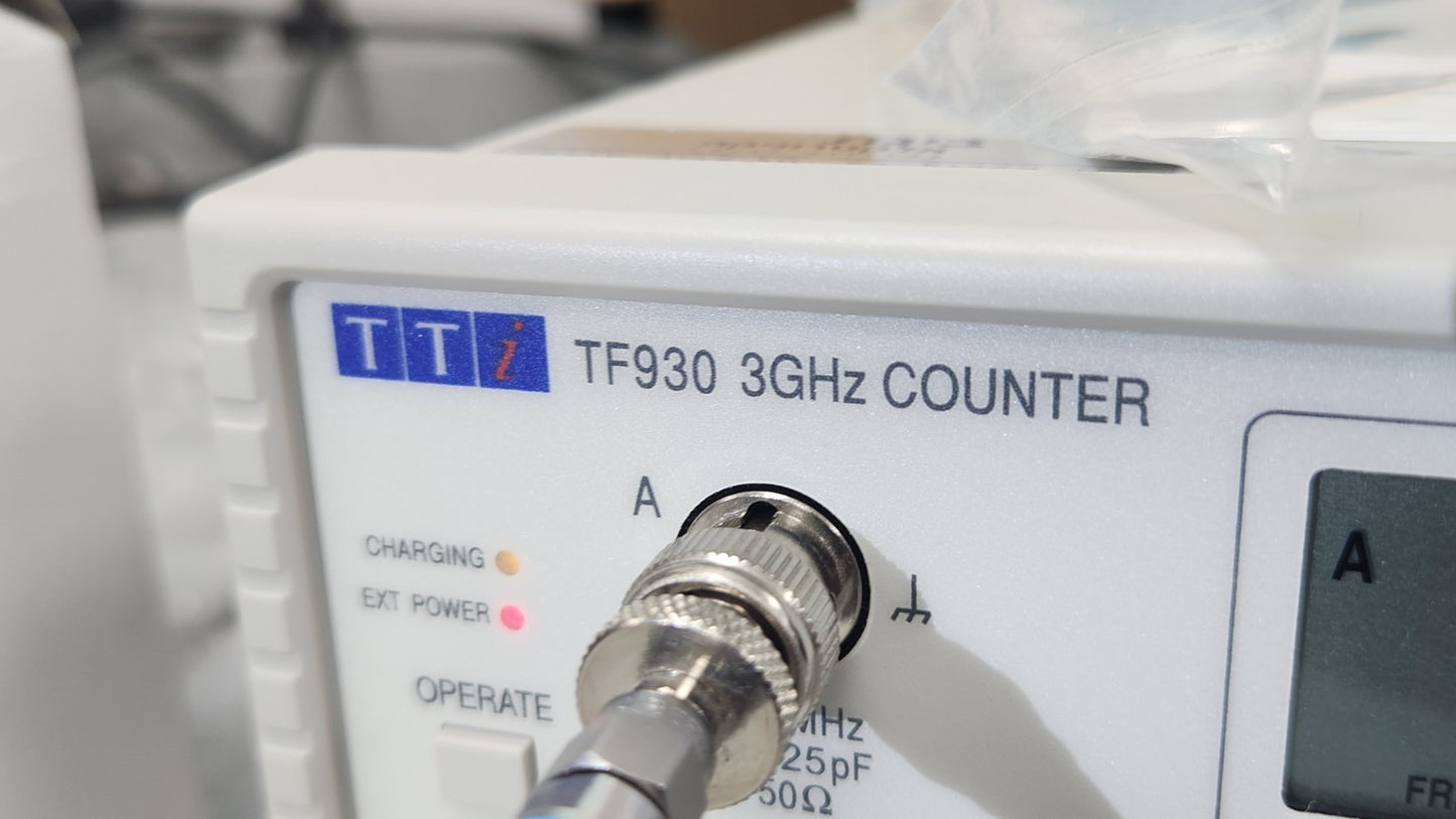 TTi TF930 3GHz Universal Frequency Counter RF USB