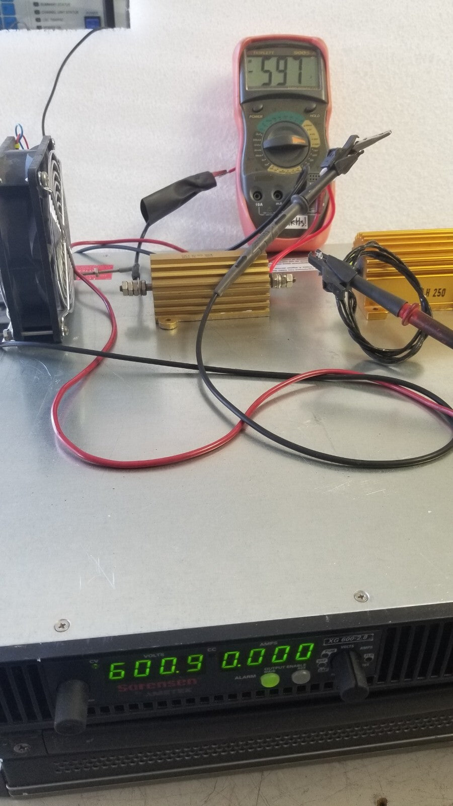 High Voltage Lab Power Supply 600V 2.8A Ametek XG600