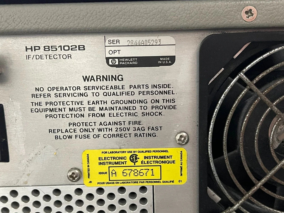 HP Agilent 8510B Network Analyzer