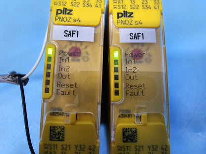 Pilz PNOZ S4 750104 Safety Relay Module