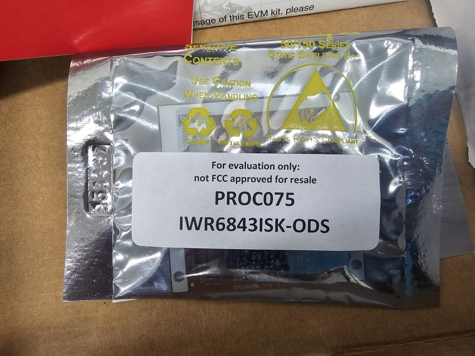 Texas Instrument IWR6843ISK-ODS Evaluation Module