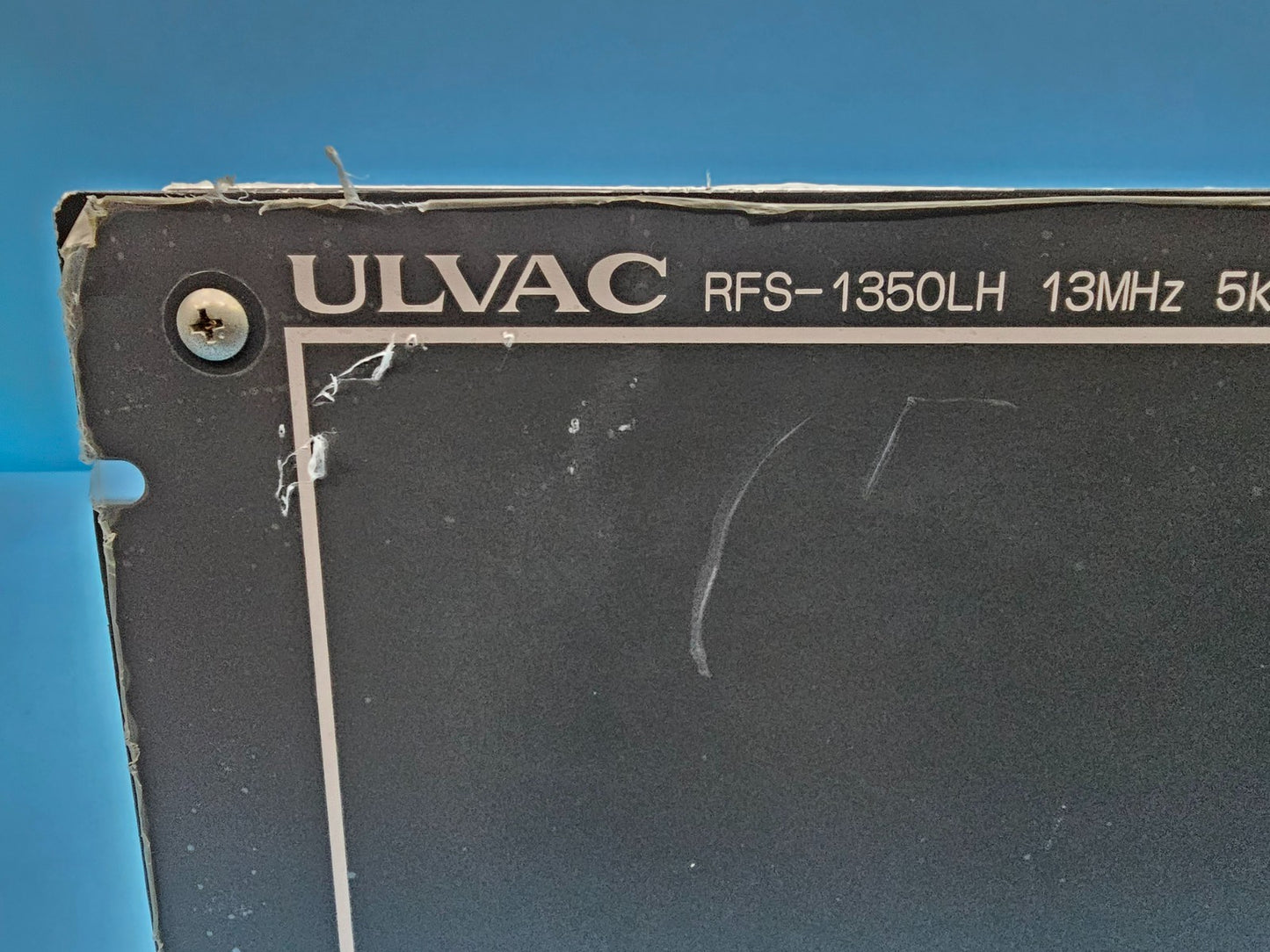 ULVAC RFS-1350LH 13MHz 5kW RF Generator