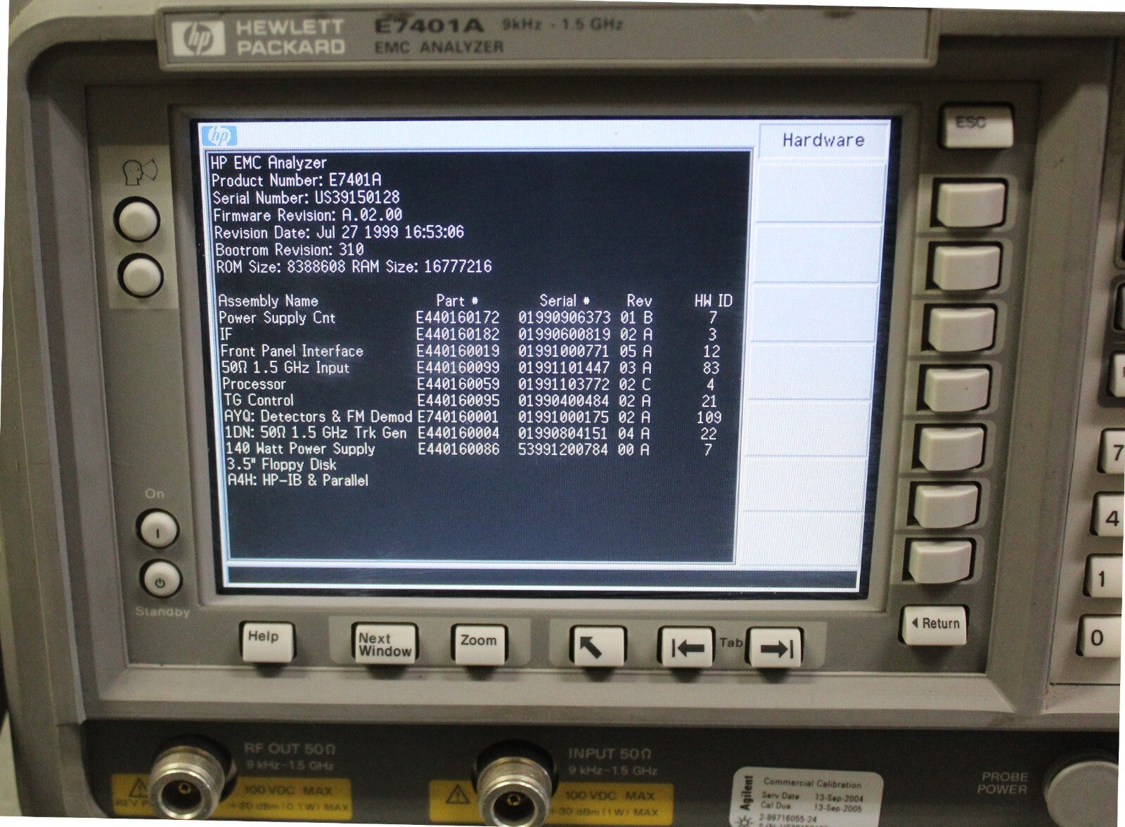 HP E7401A EMC Analyzer