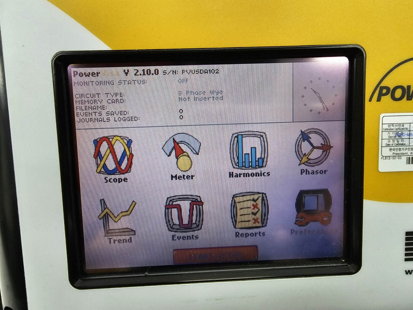 Dranetz-BMI Power VISA Power Quality Analyzer with Probe
