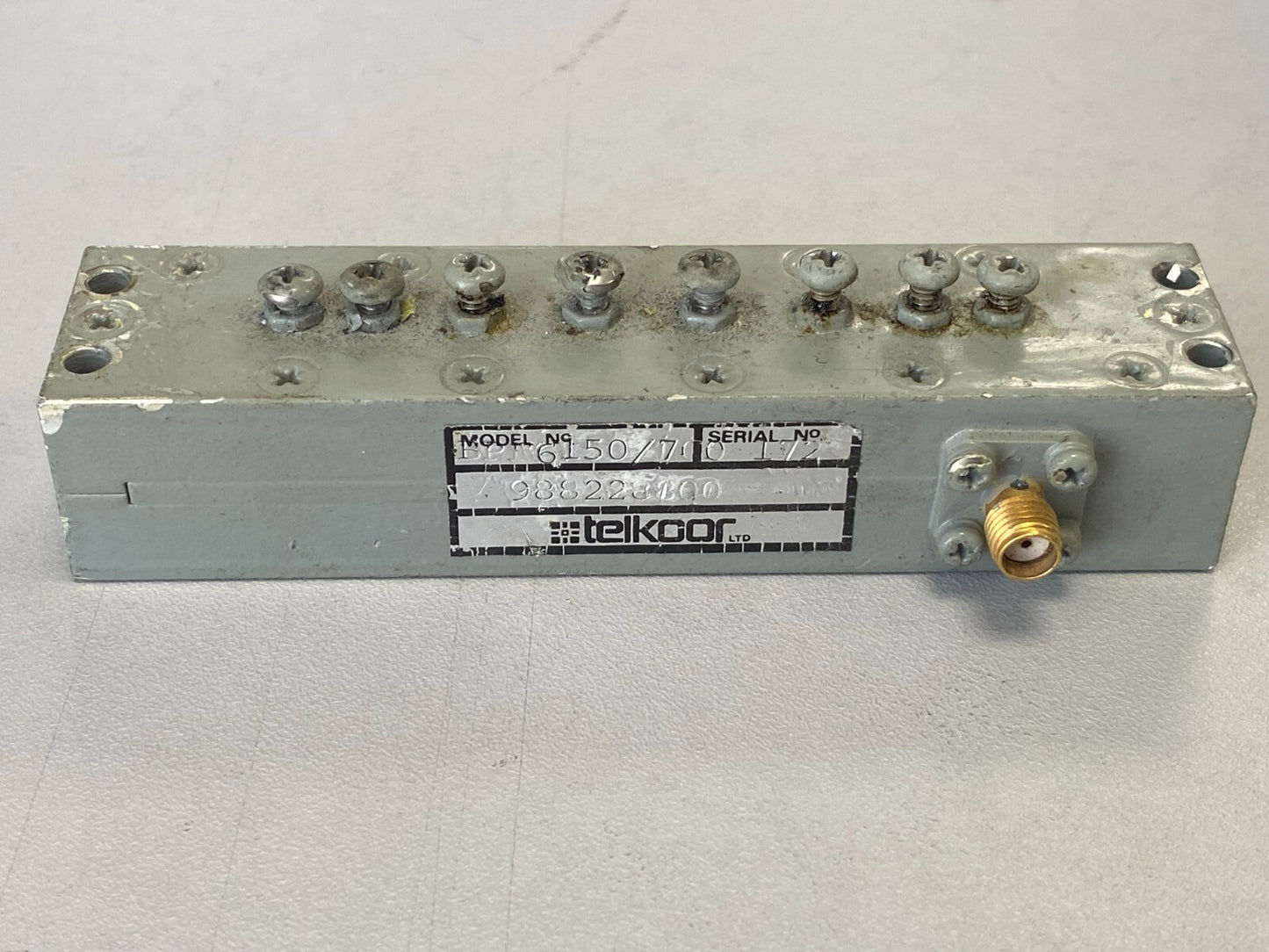 Band Pass Filter 6.3 GHz 800 MHz BW 0.8dB