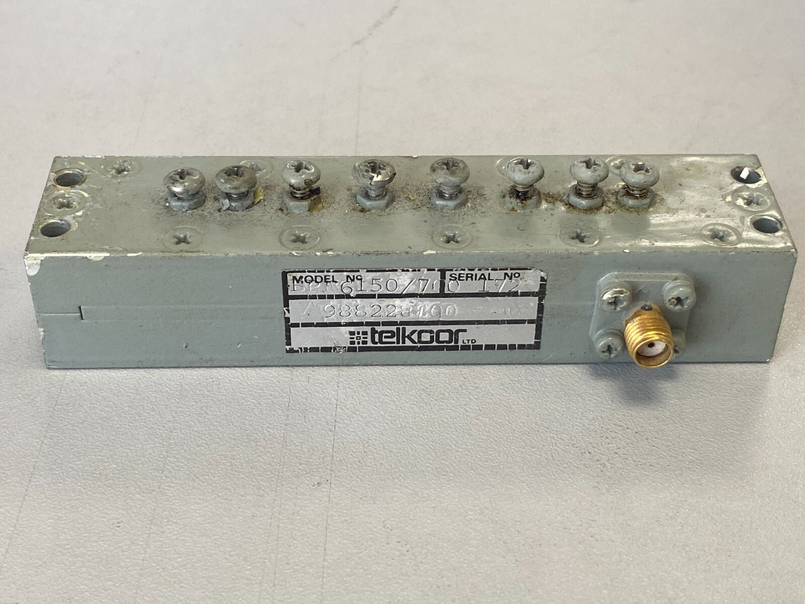 Band Pass Filter 6.3 GHz 800 MHz BW 0.8dB