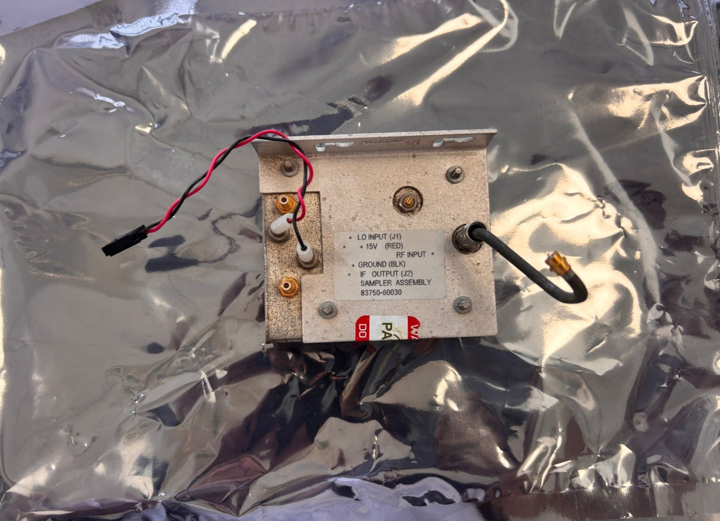 Agilent 83750-60030 Sampler for 83752A
