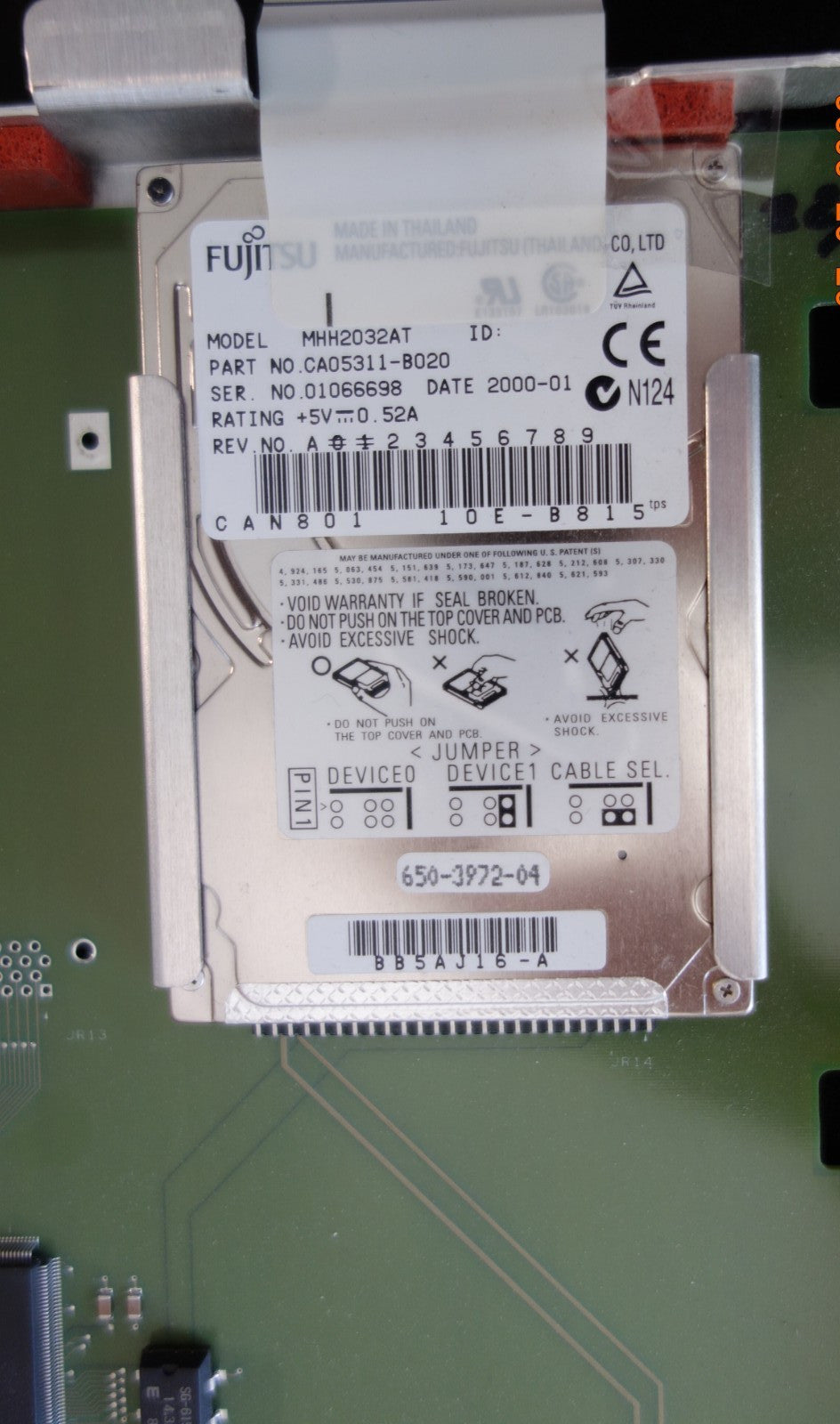 Hard Drive Option HD TEKTRONIX TDS Series Oscilloscopes