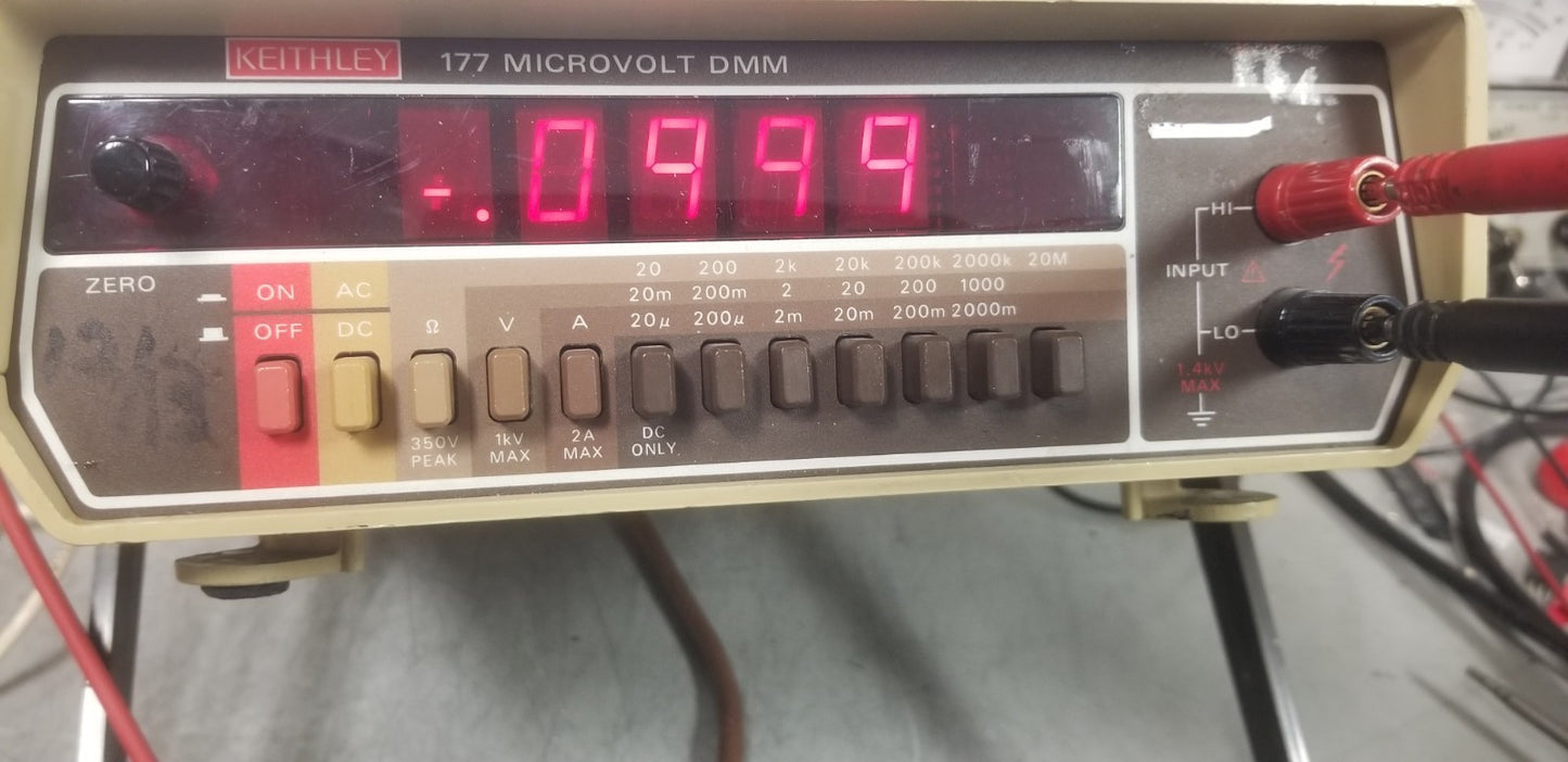 Keithley 177 High Resolution DMM Calibrated 1μV