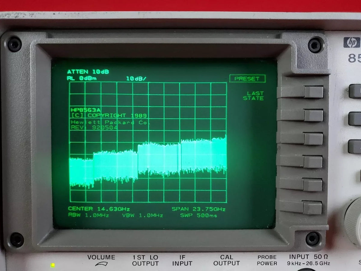 Agilent 8563A Spectrum Analyzer 9kHz-26.5GHz