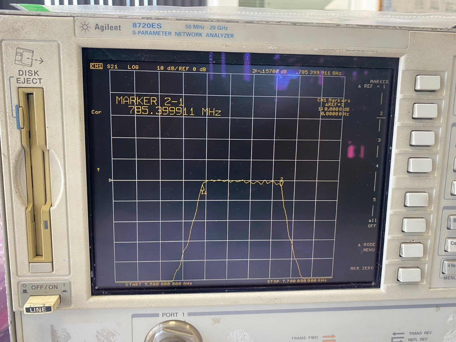 Band Pass Filter 6.7 GHz 785 MHz BW MW-11000