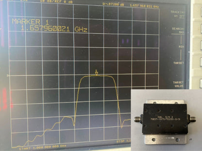 K&L Band Pass Filter CF 1.6GHz BW 260MHz