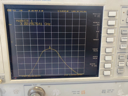 Band Pass Filter 3 GHz Center Frequency 820 MHz BW