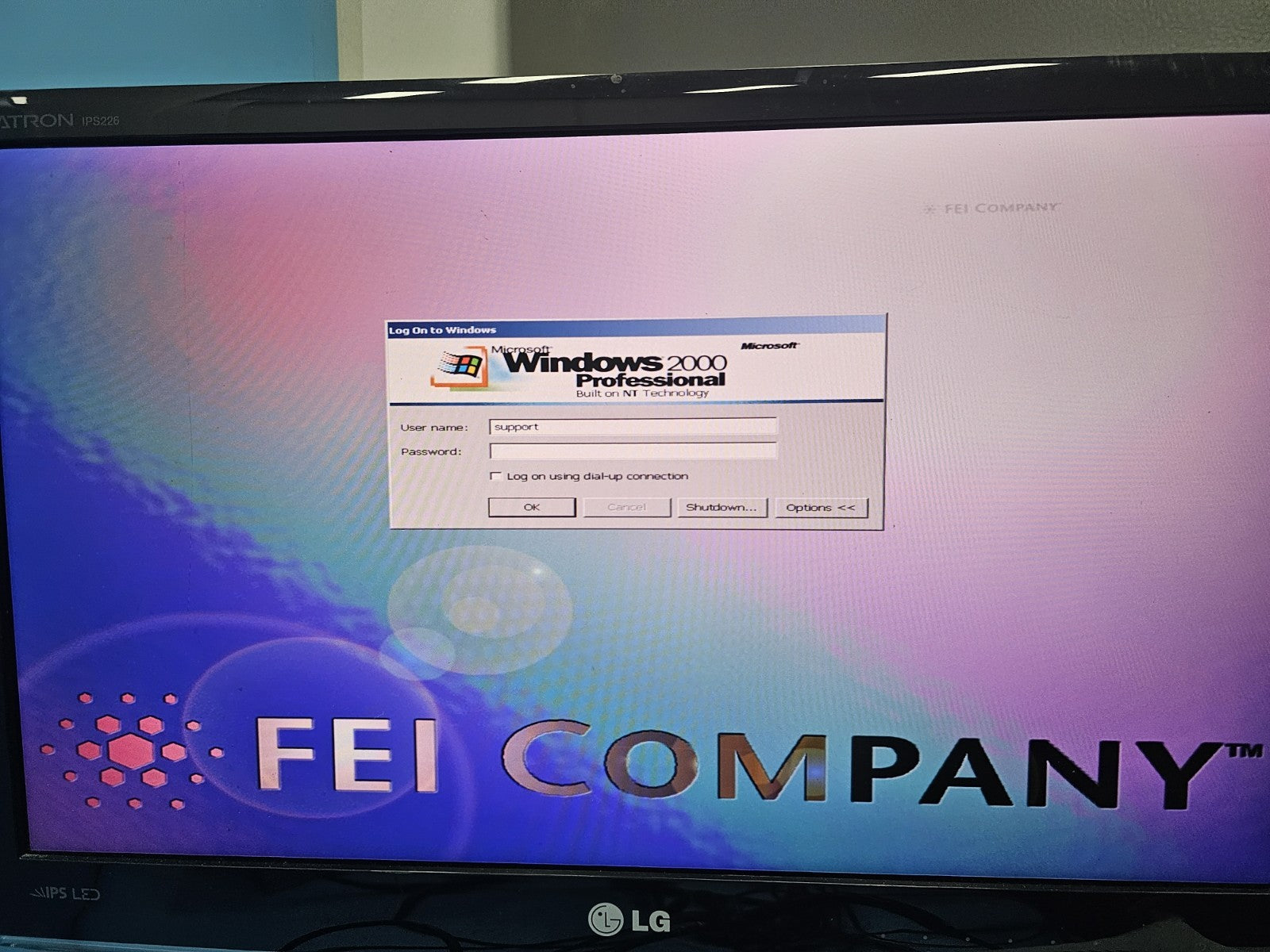 FEI Quanta 600 FEG Microscope PC HP XW4100