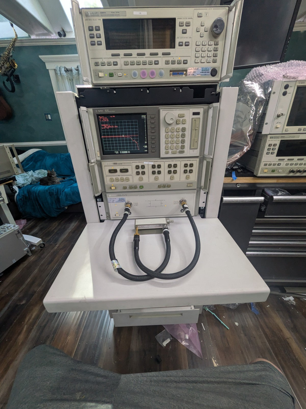 HP Agilent 8510C Network Analyzer LCD