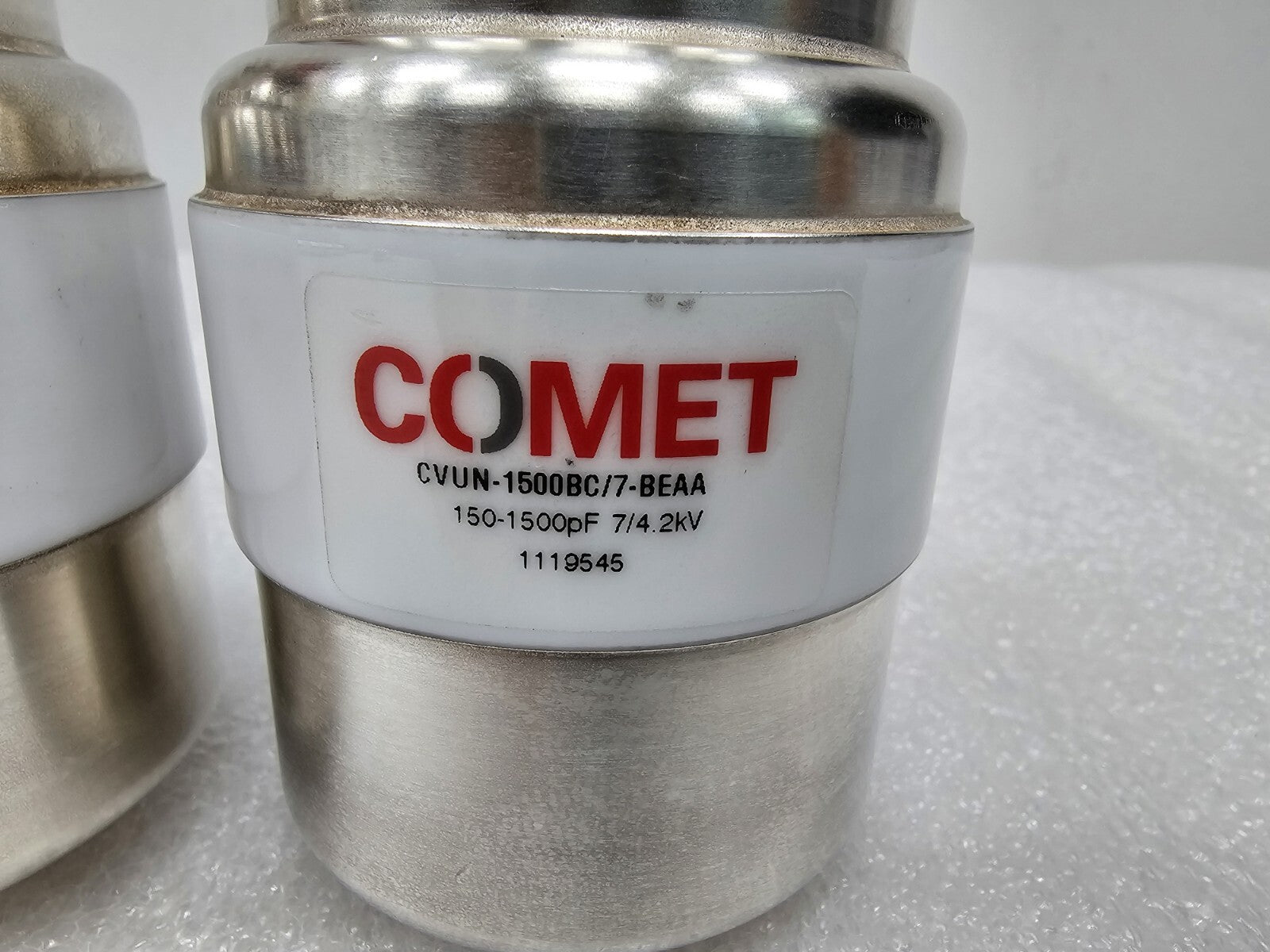 COMET CVUN-1500BC/7-BEAA 150-1500pF Vacuum Capacitor