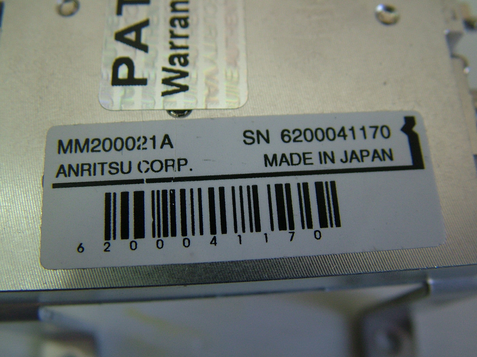 Anritsu MN200021A RF Connector