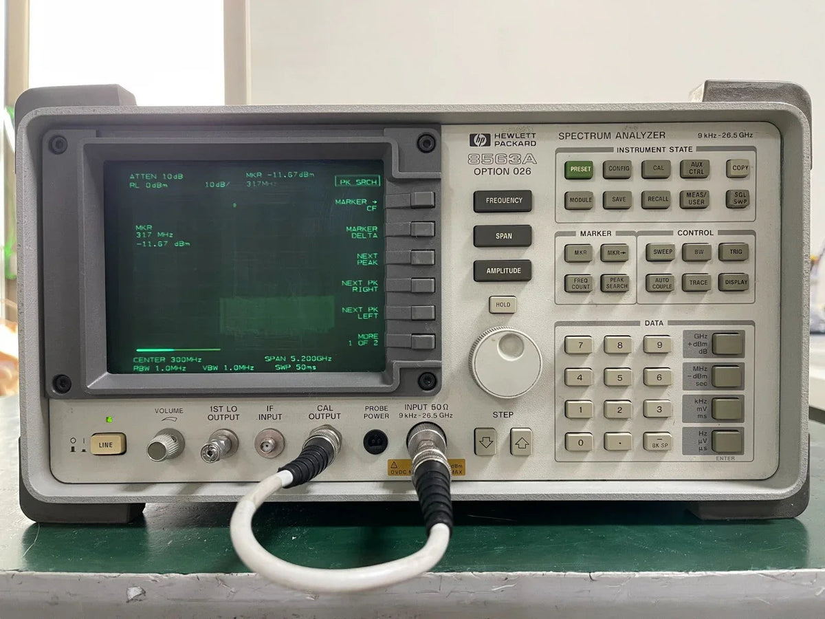 HP Agilent 8563A 9kHz-26.5GHz Spectrum Analyzer