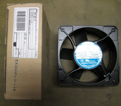 Box Fan High Power 405 CFM 120VAC Ball Bearings 180mm