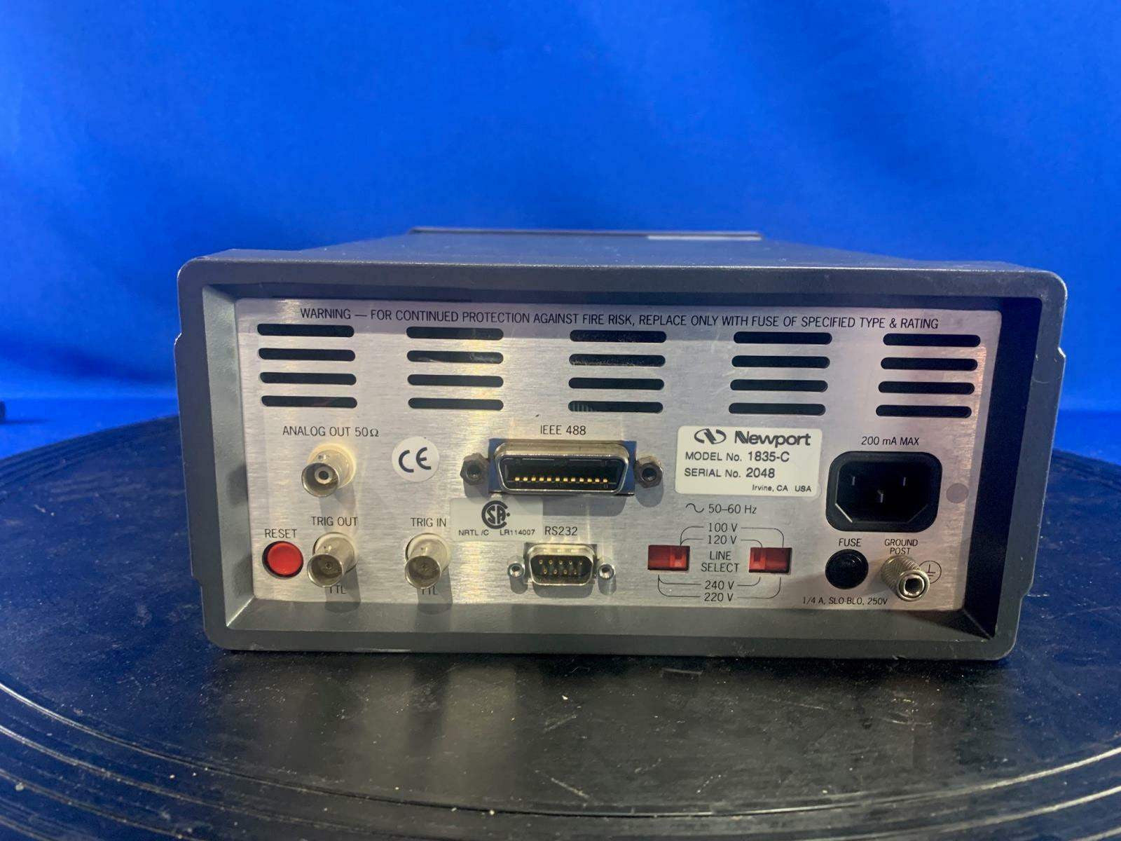 Newport 1835C Optical Meter Parts Unit