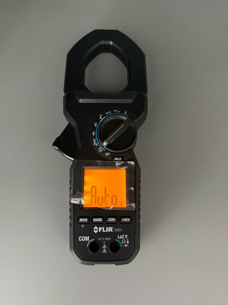New FLIR CM94 2000A AC DC Clamp Meter CAT IV with Test Leads
