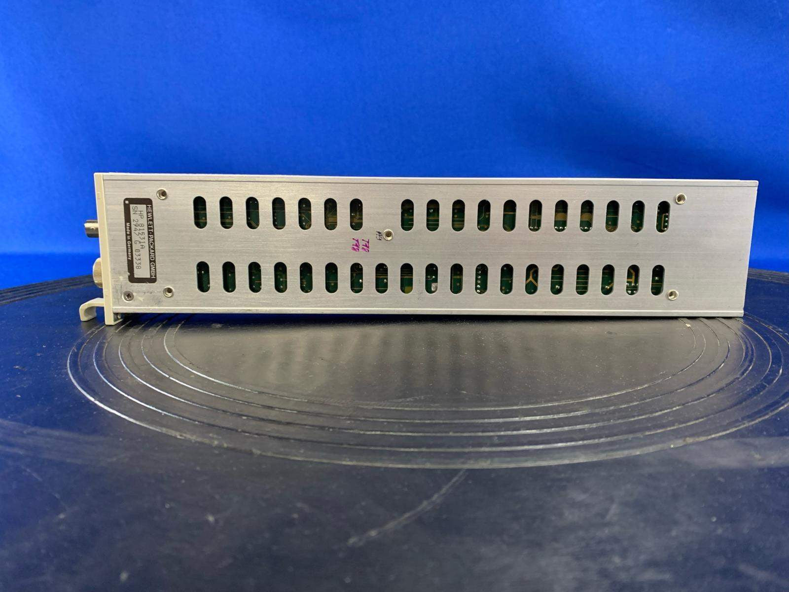 Agilent 81531A Optical Sensor