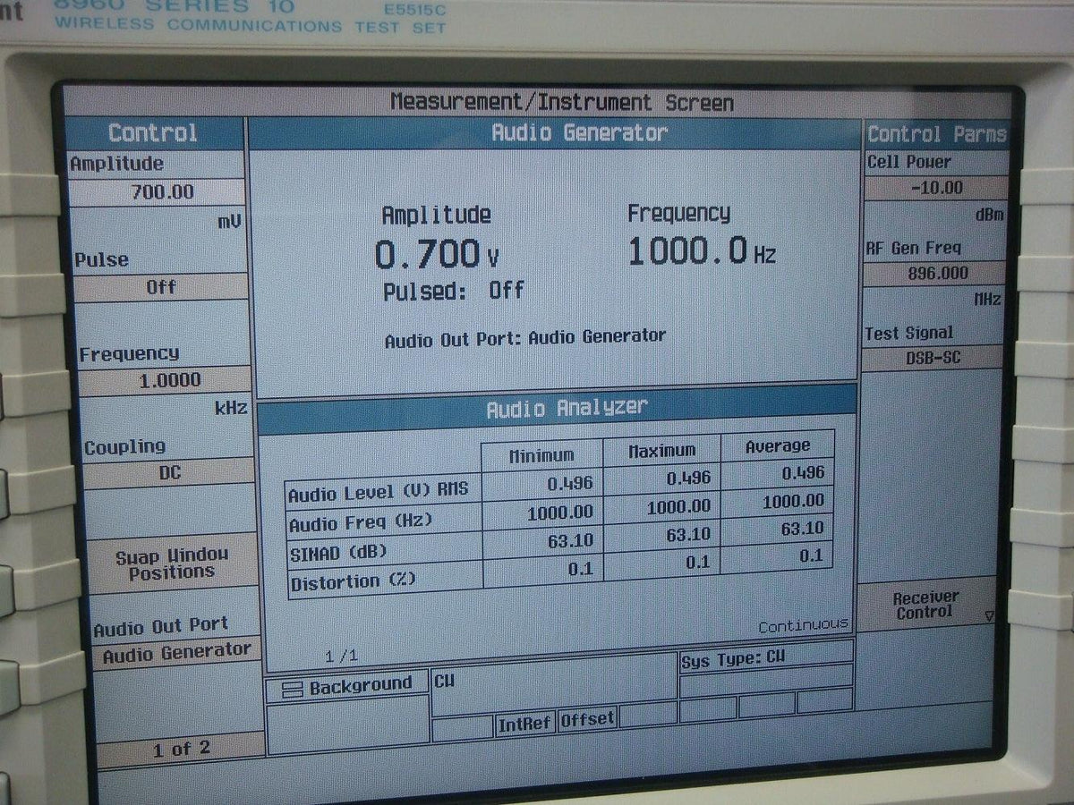 Agilent Wireless Communications Test Set RF Testing