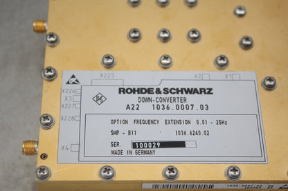 Rohde & Schwarz SMP Signal Generator 10MHz-2GHz