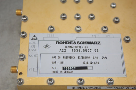 Rohde & Schwarz SMP Signal Generator 10MHz-2GHz