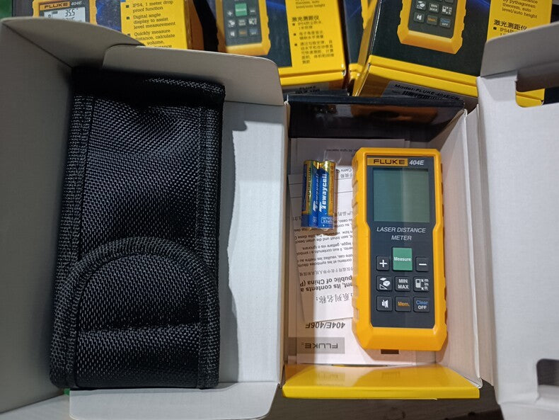 New Fluke 404E Handheld Digital Laser Range Meter