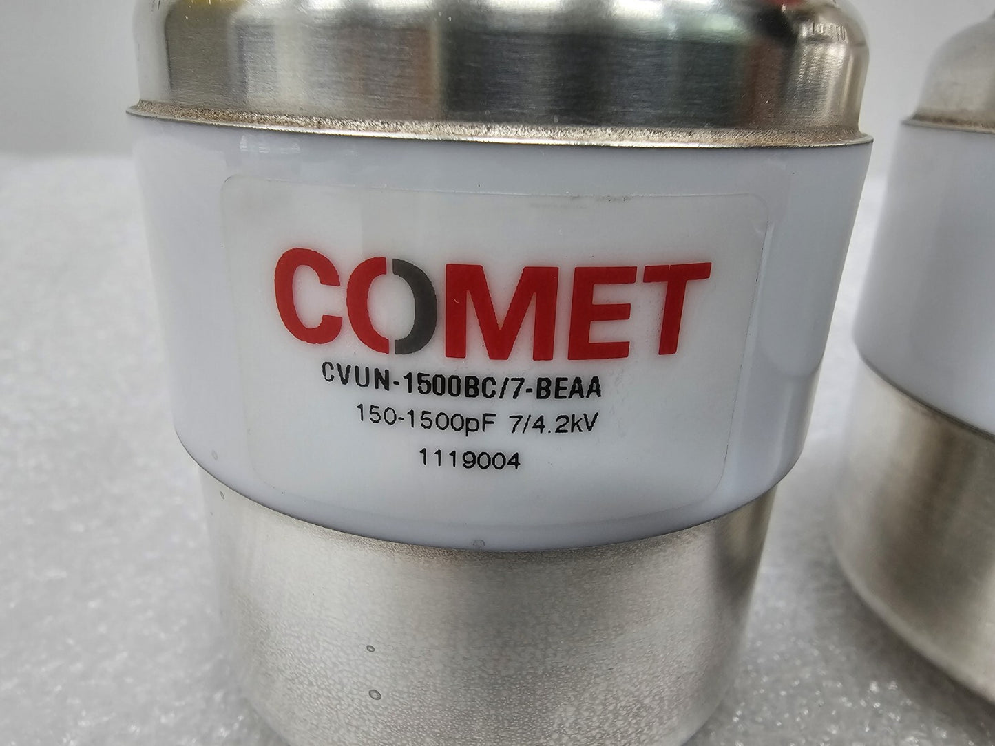 COMET CVUN-1500BC/7-BEAA 150-1500pF Vacuum Capacitor