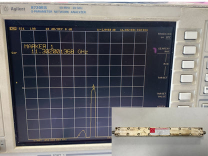 Bandpass Filter 11.3 GHz 500 MHz BW