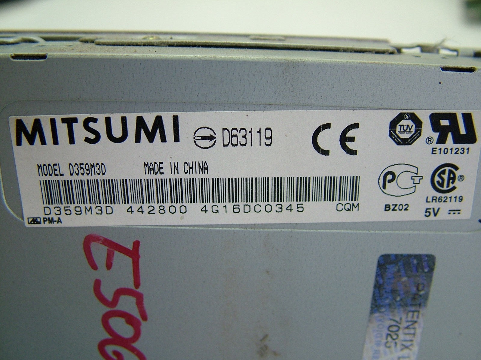 Agilent Floppy Driver Disc D359M3D for E5062A