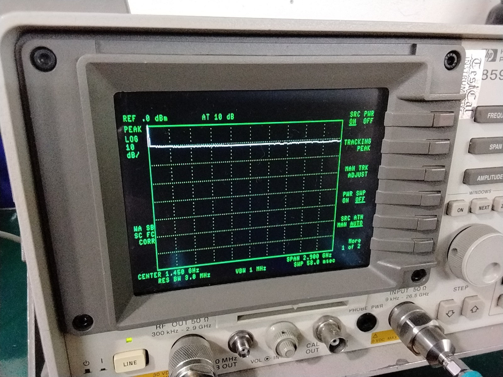 HP 8593E EMC Spectrum Analyzer 26.9GHz Calibrated