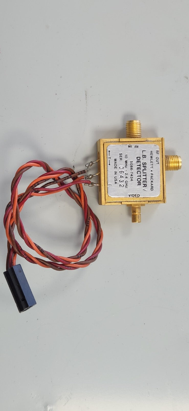Agilent 5086-7434 L.B Splitter Detector