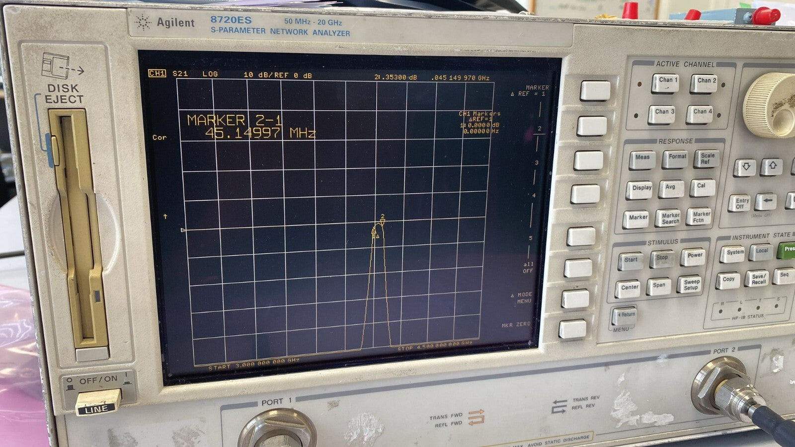 K&L Band Pass Filter 3.9 GHz 45 MHz
