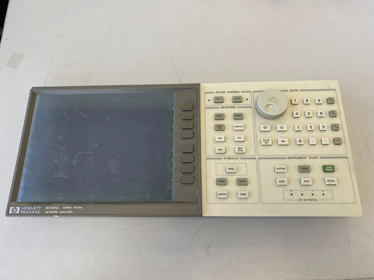 Agilent 8722C Panel with 08753-60091
