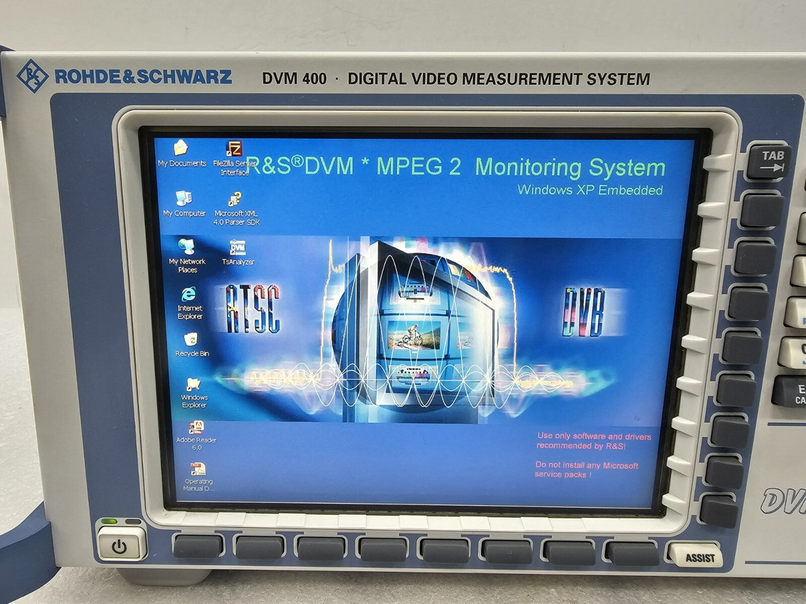 Rohde & Schwarz DVM 400 Digital Video Measurement System