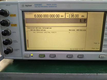 Agilent E4438C 250kHz-6GHz Vector Signal Generator